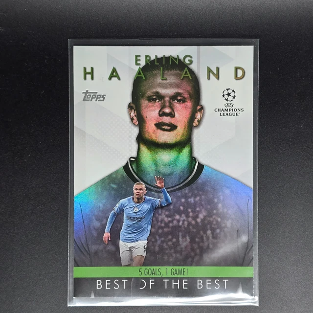 Carte Erling Haaland Parallel /49 Topps Total Football 2024 - Manchester City - NM/M