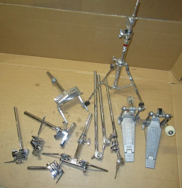 VINTAGE TAMA Bass Drum Tom Mounts & Pedals & Cymbal Stand Parts