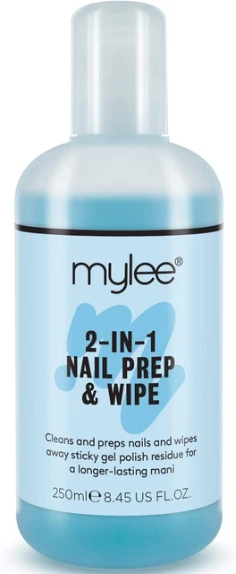 Mylee Prep + Wipe, Gel Limpiador De Residuos De Esmalte De Uñas De Gel 250Ml, Pr