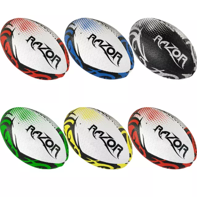 Optimum Razor Rugby Ball Rugby League Training Balls Cubs Size 3 4 5