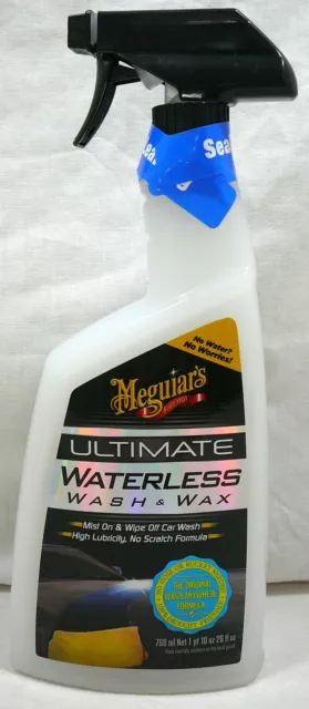 Meguiar's Ultimate Waterless Wash & Wax 26 Fl Oz Bottle No hose/bucket Needed