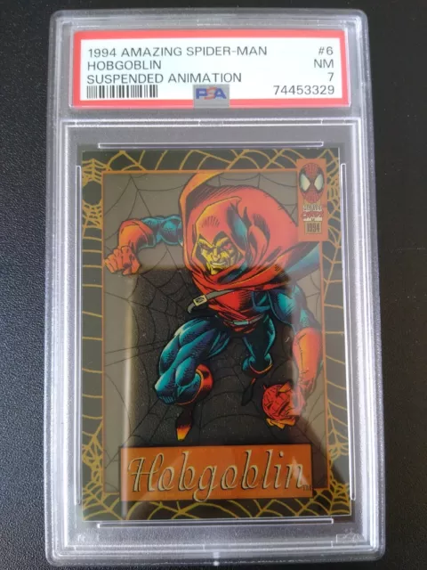 1994 Fleer Amazing Spider-Man Suspended Animation Hobgoblin #6 PSA 7