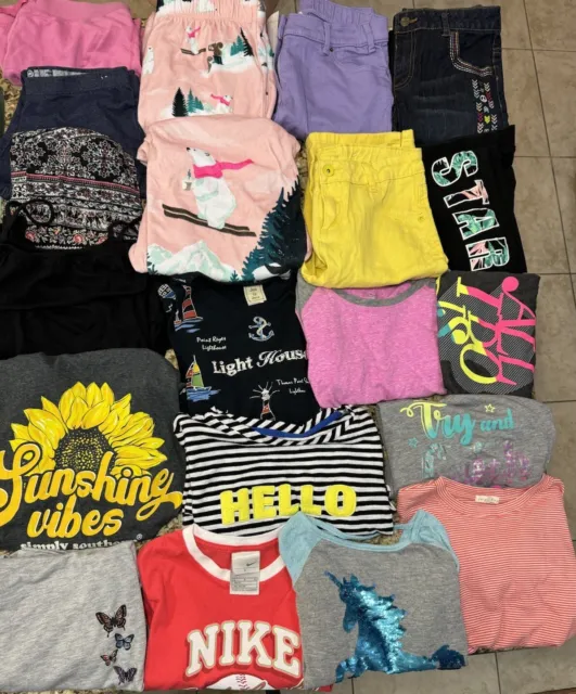 Huge Girl's Size 4T/5T WINTER Clothing LOT /10 Tops, 5 Bottoms &  Accessories