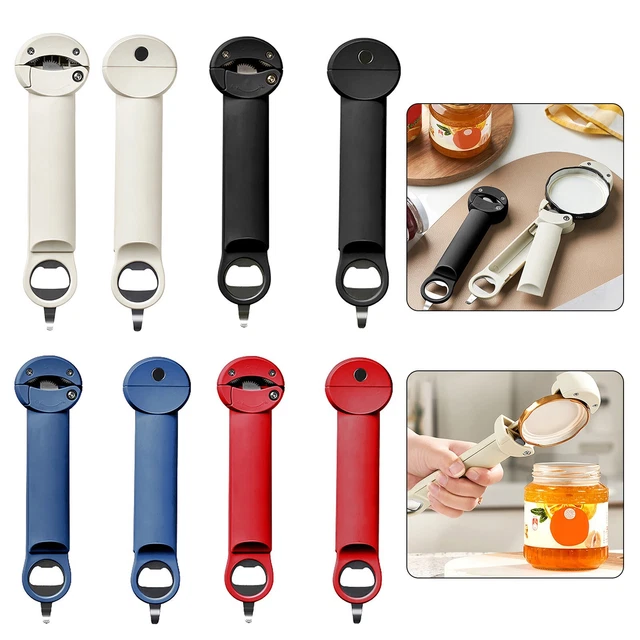 Apriscatole Manuale In Acciaio Inox – Impugnatura Morbida E Leva Ergonomica – Facile Per Anziani E Artritici – Sicuro E Resistente