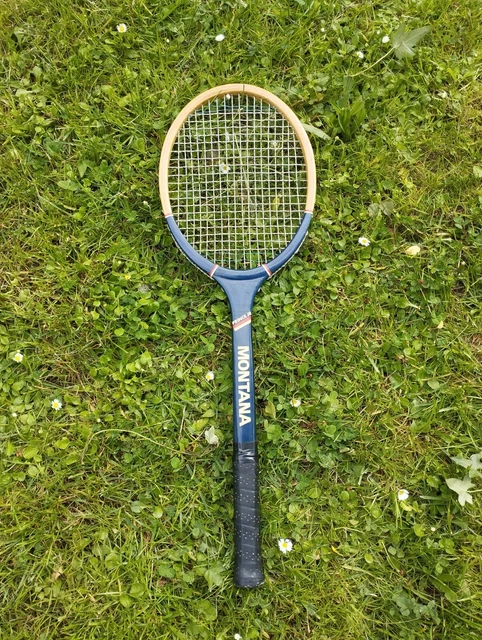 Ancienne raquette de tennis Montana Prince avec housse Lafuma
