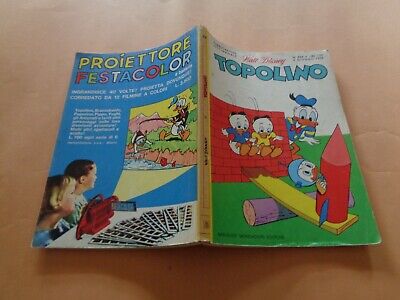 Topolino N° 654 Originale Mondadori Disney Molto Buono 1968 Bollini
