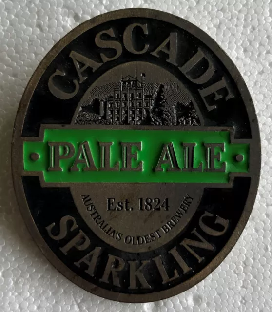 Collectible Cascade Sparkling Pale Ale Metal Tap Top Badge