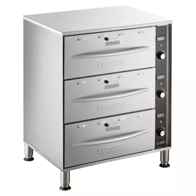 Triple Freestanding Drawer Warmer - 1350W, 120V