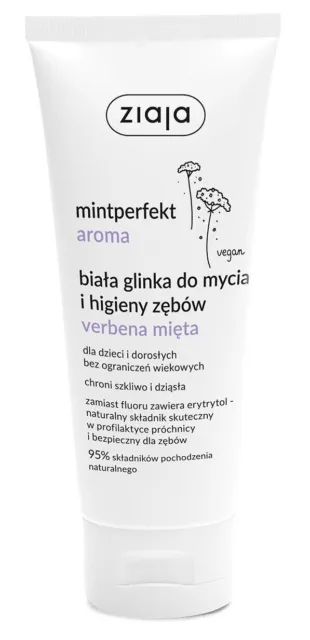 Ziaja Mintperfect Aroma Toothpaste Verbena & Mint Fluoride-Free