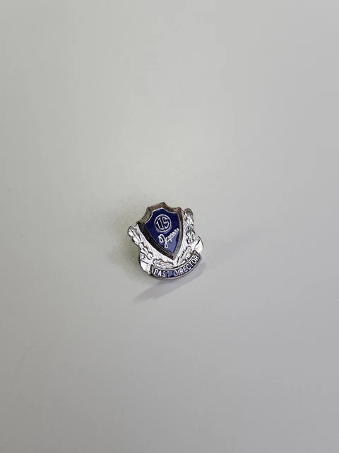 US Jaycees Past Director Pin Junior Chamber of Commerce Blue & Silver Colors