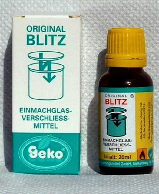 ORIGINAL BLITZ Einmachtropfen - Blitztropfen - 6 x 20ml - OVP            #5965/6