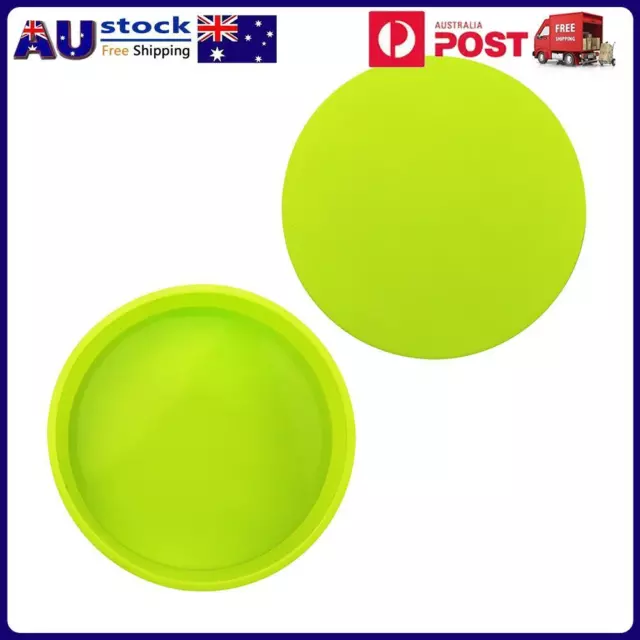 8 inch Round Silicone Cake Baking Mold Mousse Dessert Pudding Mould (Green)