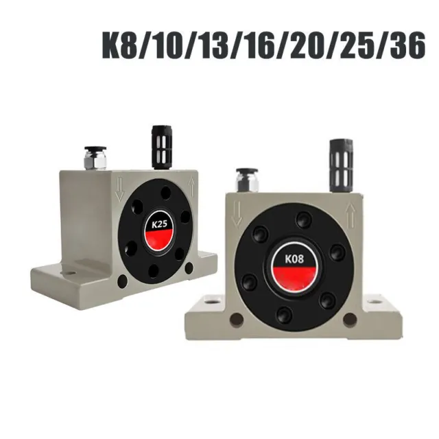 K8/10 Industrial type Pneumatic compressed air power turbine wheel type vibrator
