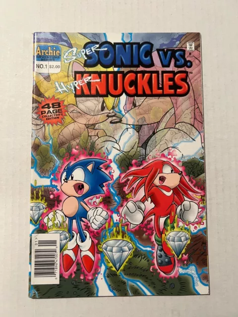 Sonics Friendly Nemesis Knuckles Mini-Series #3 Sep 1996 Newsstand Archie  Comics