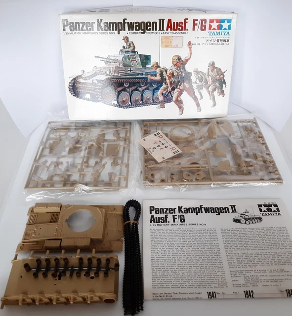 TAMIYA MM-109 VINTAGE Panzer Kampfwagen II Ausf. F/G Maßstab 1/35 ...