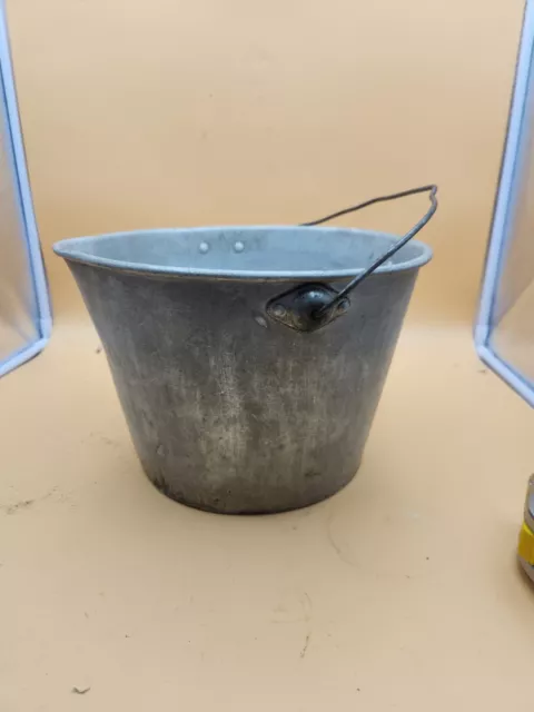 Vintage Wear- Ever Milk Bucket Aluminum Dairy Pail Strainer Old Farm Antique USA