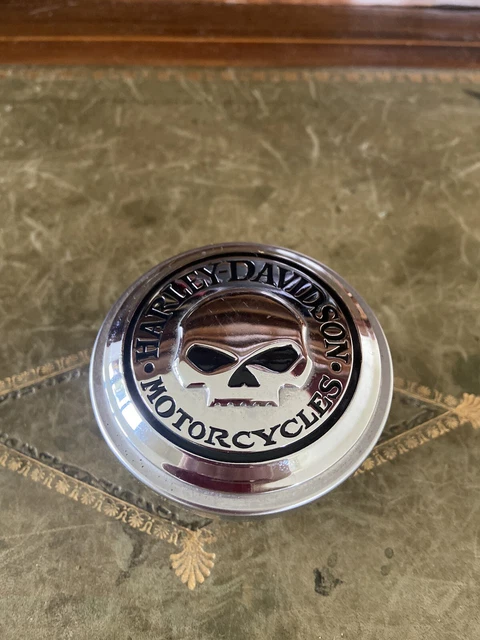 Bouton De Levier De Vitesse Harley-Davidson Tête De Mort En Laiton - Neuf - Chopper Garage Réf. 0028