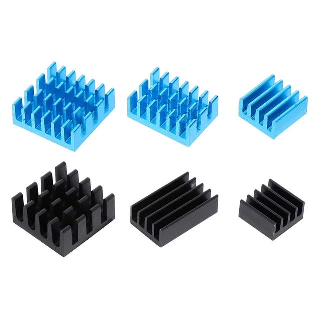 6 pezzi riscaldatori anodizzazione IC radiatore elettronico compatibile per lampone
