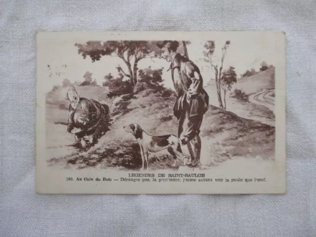 Cpa Nievre 58 Legendes De Saint Saulge Au Coin Du Bois