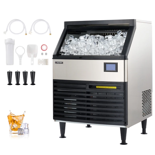WILPREP ETL COMMERCIAL Ice Maker Undercounter Ice Cube Machine 210lb