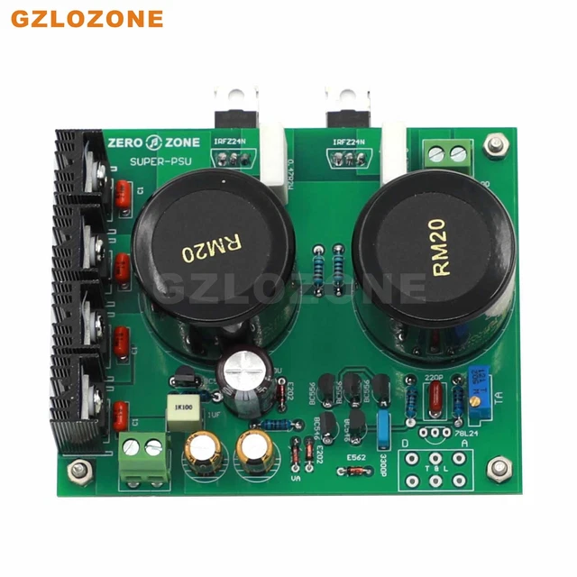 SUPER-PSU ULTRA-LOW NOISE Linear Power Supply DIY Kit/Finished Board