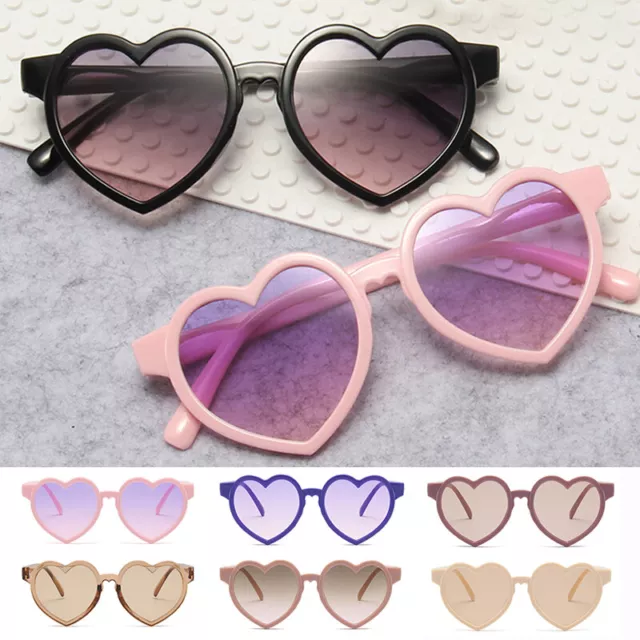 2023 Candy Heart Children's Sunglasses Cute Sunscreen Eyeglasses Eyewear Ki ^
