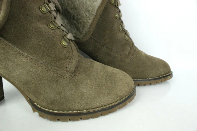Bottines Fourrées ERAM Daim T 38 / UK 5 BON ETAT 3