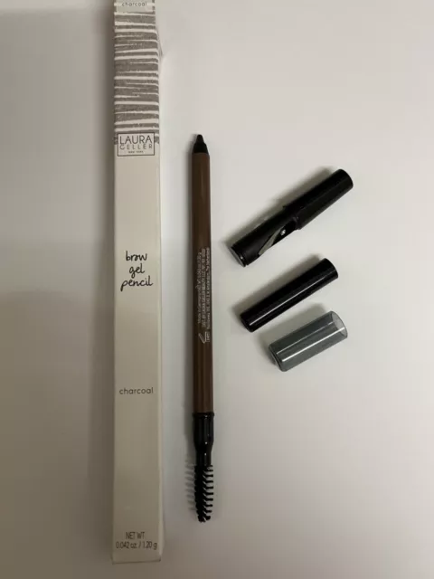 Laura Geller Brow  Gel Pencil/ Brush With Sharpener ~ Shade ~ Charcoal
