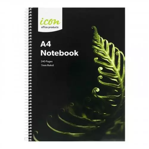 Icon Spiral Notebook - A4 Soft cover 240 pg [ISNBSC002]