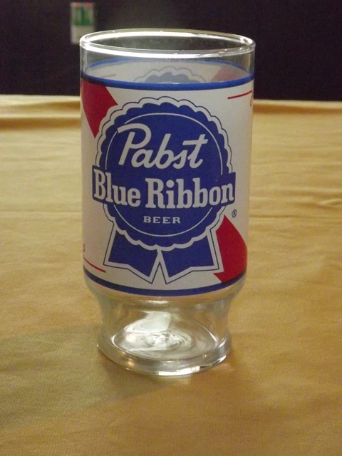 Vintage Bar 5 1/4" High Pabst Blue Ribbon  Beer Glass