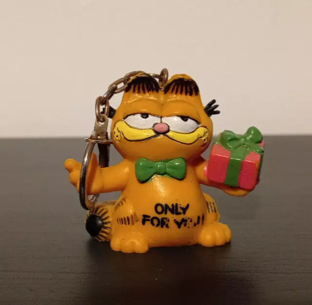 Garfield - 2" PVC keyring figure - "Only for you!" - Bully