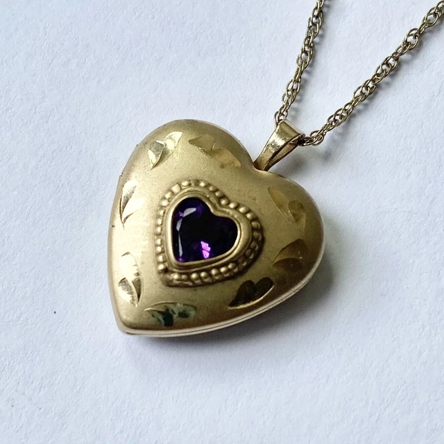 14k gf shop ppc heart locket