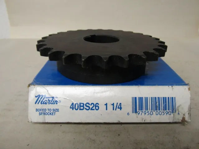 Martin Sprocket - 40Bs26 - 1 1/4 Inch Bore  (*New*)