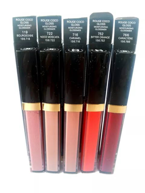 CHANEL ROUGE COCO Gloss Moisturizing Glossimer Lip Gloss Shade 119