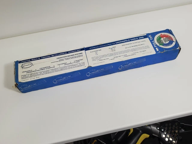 CRONATRON CRONAWELD 3990 STAINLESS STEEL STICK ROD ELECTRODE 1/8"x14" CW1844 5lb