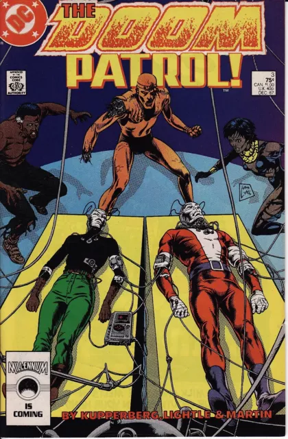 Doom Patrol #3 Vol 2 Dec 1987 Steve Lightie Gary Martin Art Robotman Dc Comics