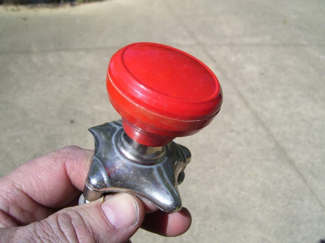 1940s Antique old Steering wheel Spinner knob Vintage Chevy Ford Auto gm 49 38 1940s Antique old Steering wheel Spinner knob Vintage Chevy Ford Auto gm 49 38