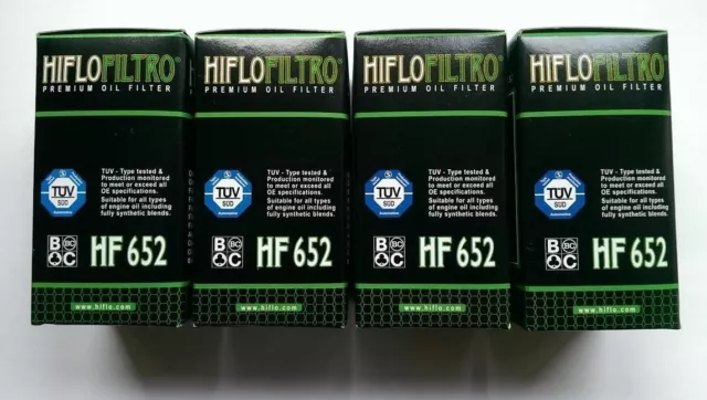 KTM 450 EXC-R 2008 HiFlo Oil Filter (HF652) x4 Pack