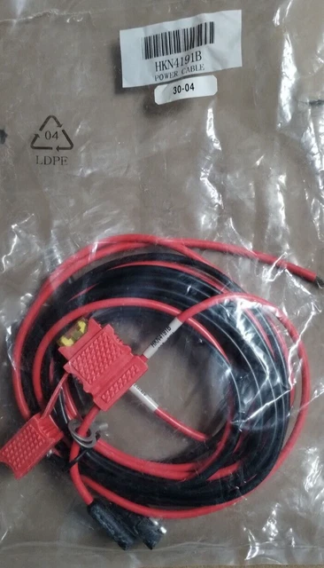 Motorola HKN4191B Power Cable for Mobile Radios, Fuselink & Terminals - NEW