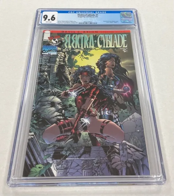 Elektra/Cyblade Issue #1 Image/Top Cow-Marvel 1997 CGC Graded 9.6 Comic Book