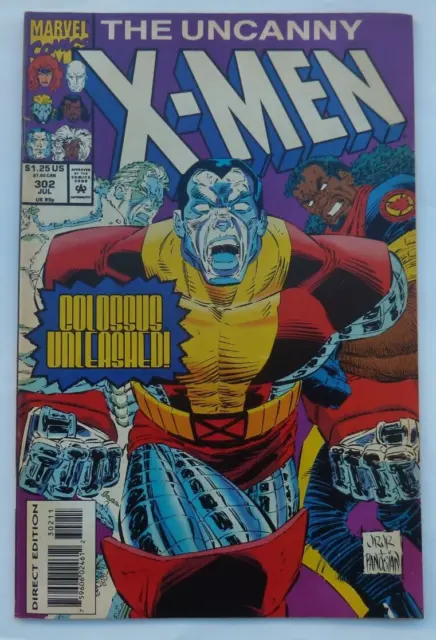 The uncanny X-men 302 . Very fine. Marvel comics.