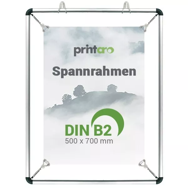 1 x Spannrahmen Stretcher Plakatrahmen  DIN B2 50x70cm