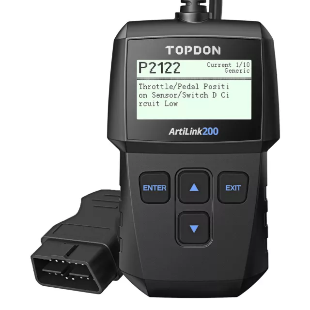 TOPDON AL200 Profi KFZ OBD2 Diagnosegerät Scanner Fehler Auslesegerät PKW LKW DE