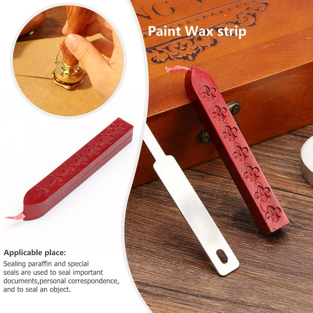 Retro Sealing Wax Stick for Wedding Invitation Seal Stamp Bar (Wine Red)