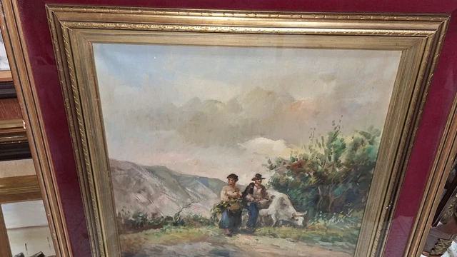 Olio Su Tela Artista A. DE SIMONE .Con Autentica