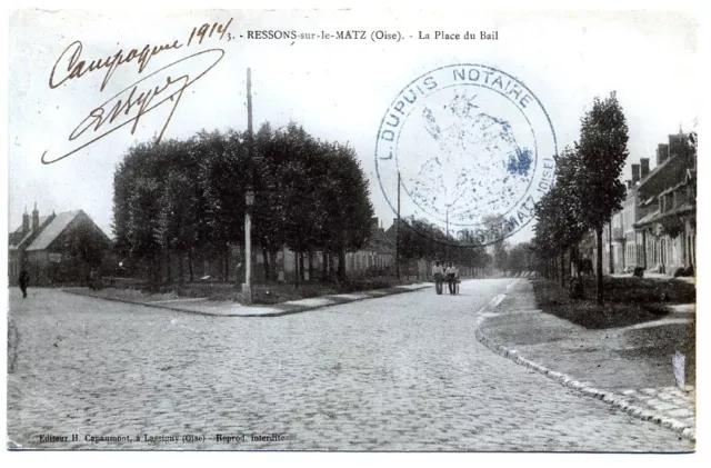 (S-104598) FRANCE - 60 - RESSONS SUR MATZ CPA      CAPAUMONT H. ed.