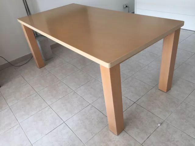 table de salle à manger  en bois 90x 180 cm