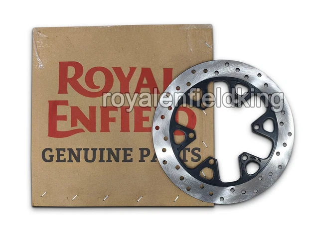 Plaque Adaptateur De Disque Avant Flottant Pour Royal Enfield Classic UCE - Noir Chromé, Fabrication Inde