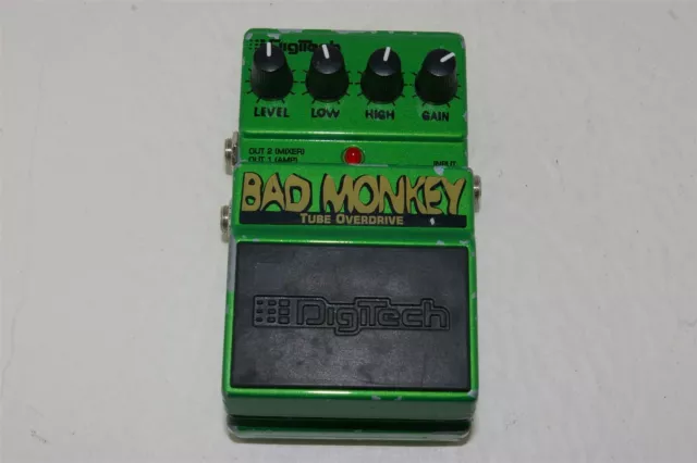 Digitech Bad Monkey Tube Overdrive Guitar Effects Pedal Made in USA TESTED