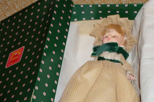 Vintage Marjorie Spangler vinyl doll "Viennese Waltz" 1979 New MSRP $50